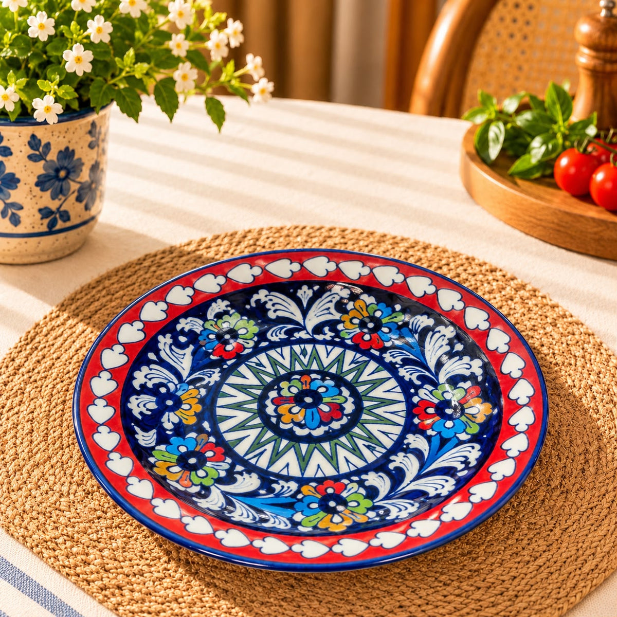 Kashmiri Dinner Plate – (0464)