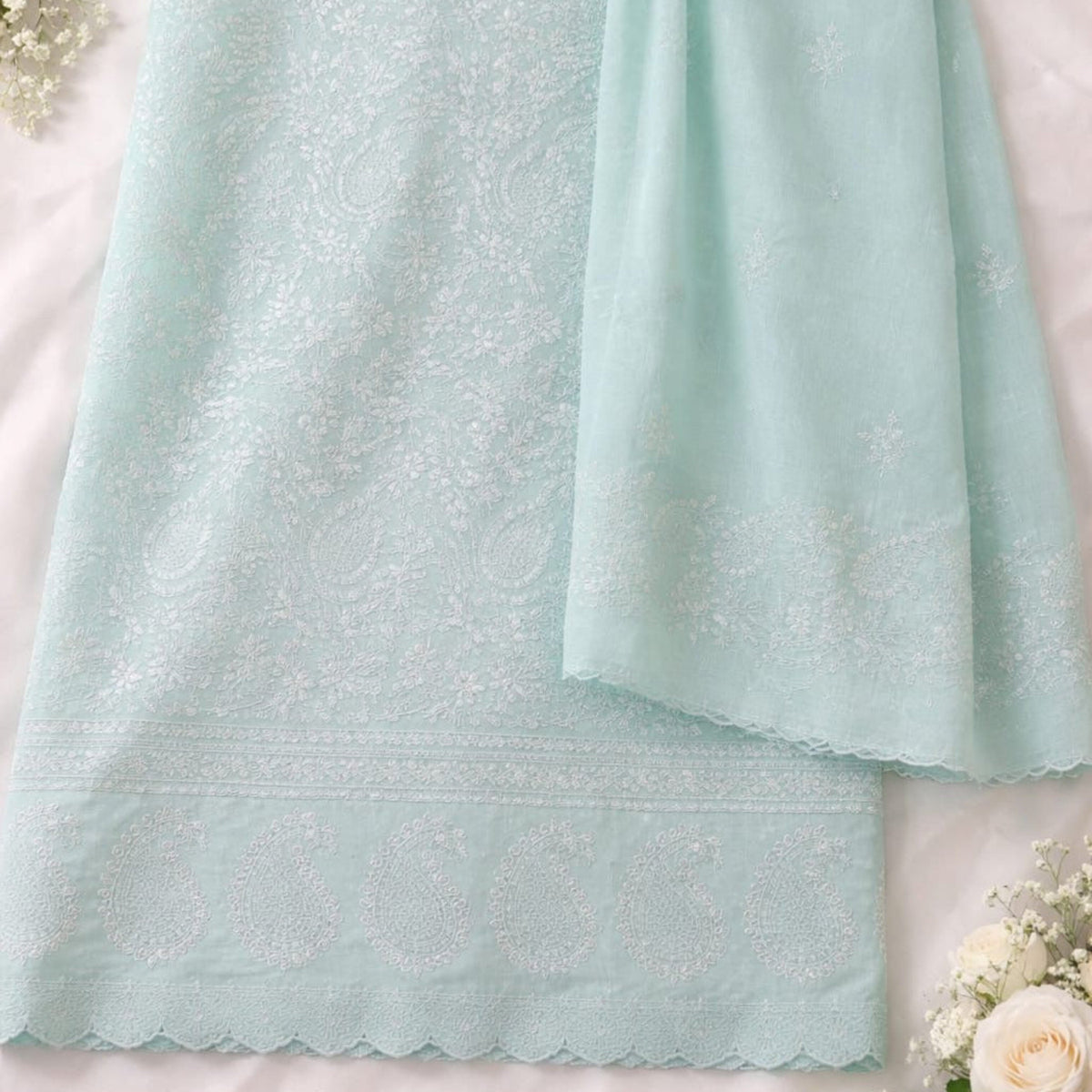 Elegant Chikankari Suit with 0187