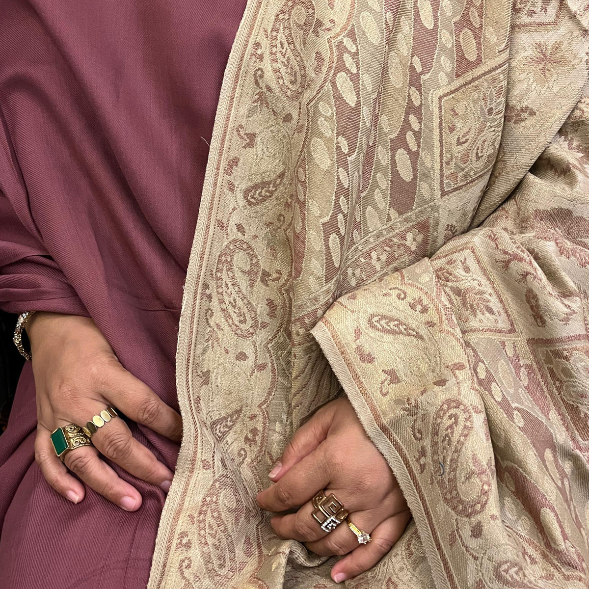 Tea Pink Winter Suit 3 Piece 0778