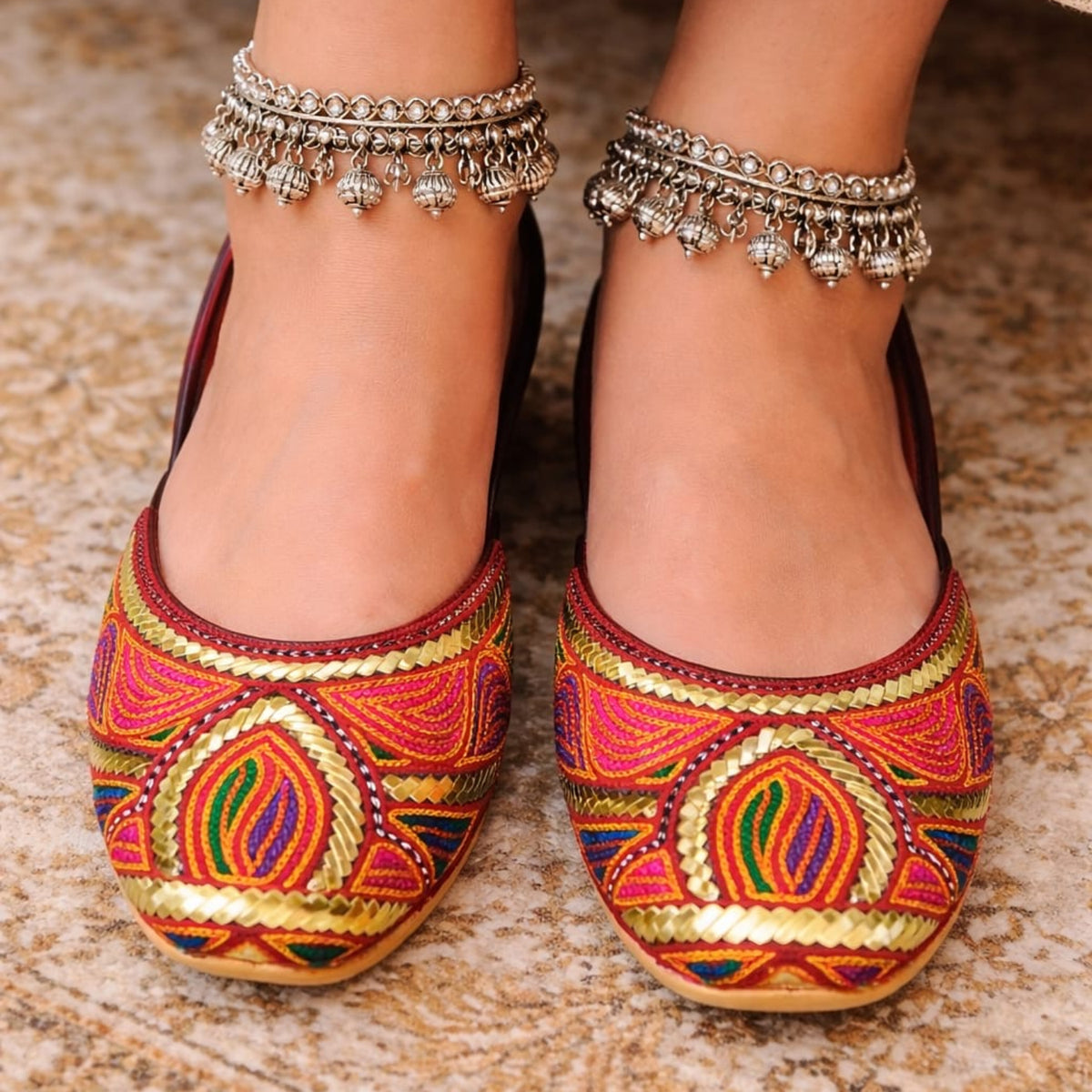 thread work with kamdani 0175