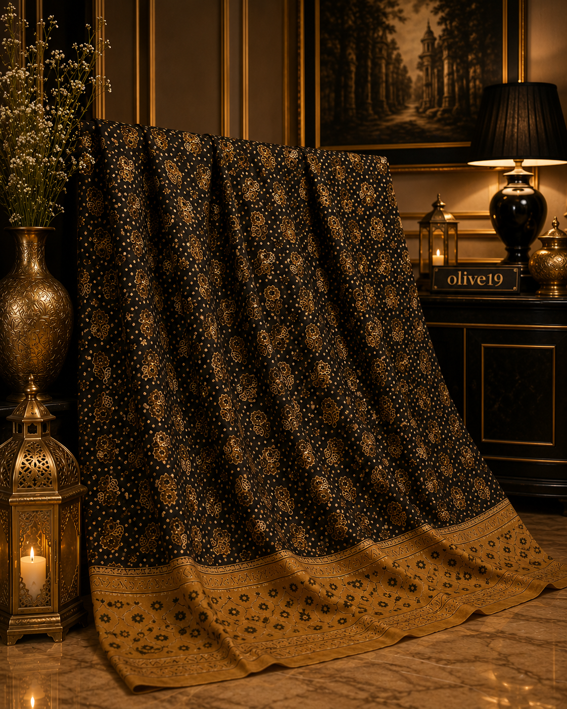 Ajrak Silk Shirt 0790