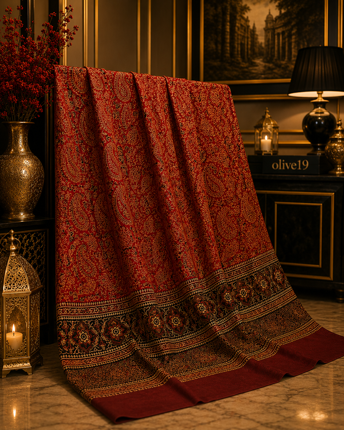 Ajrak Silk Shirt 0791
