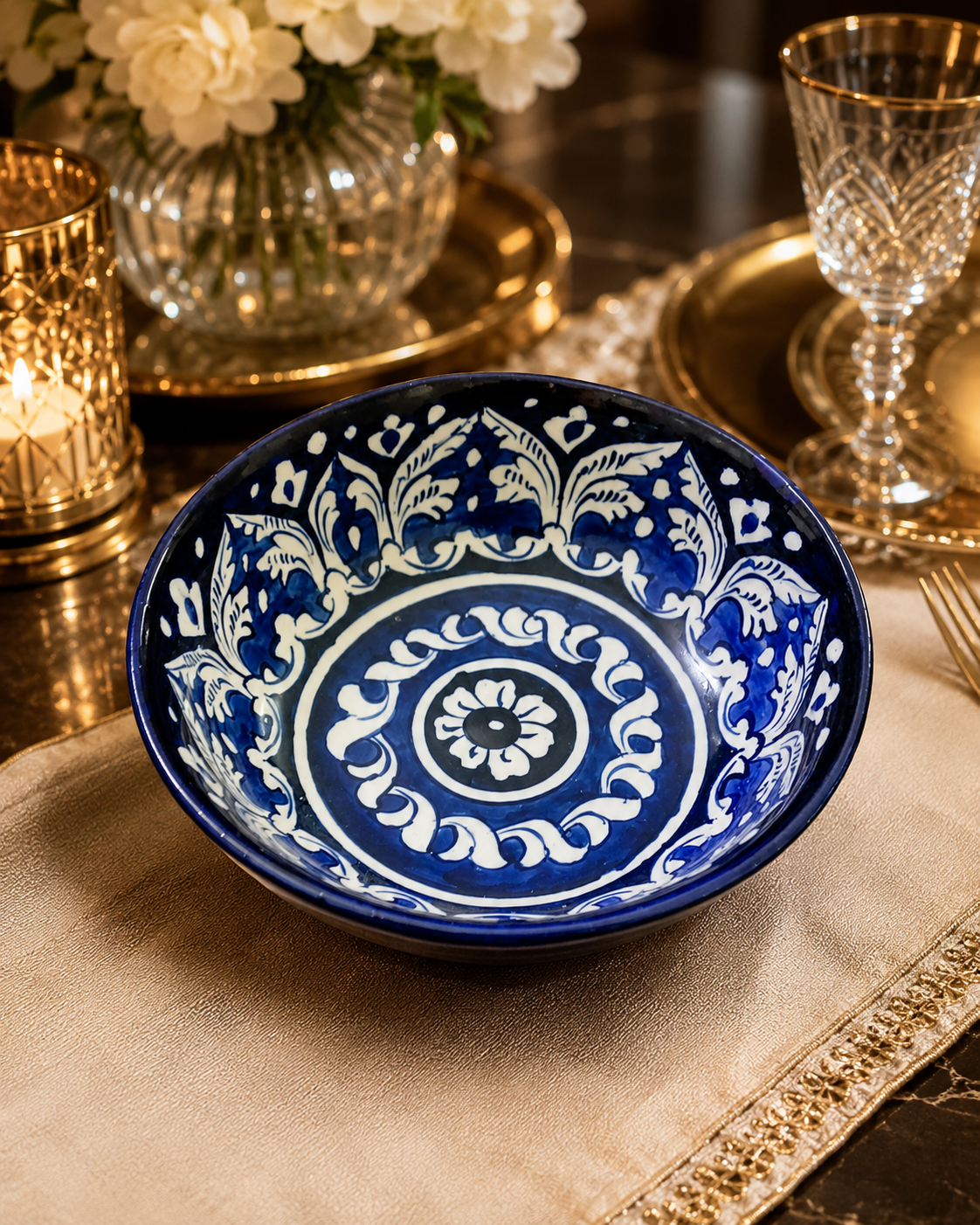 Noor Mahal Serving Bowl 0348