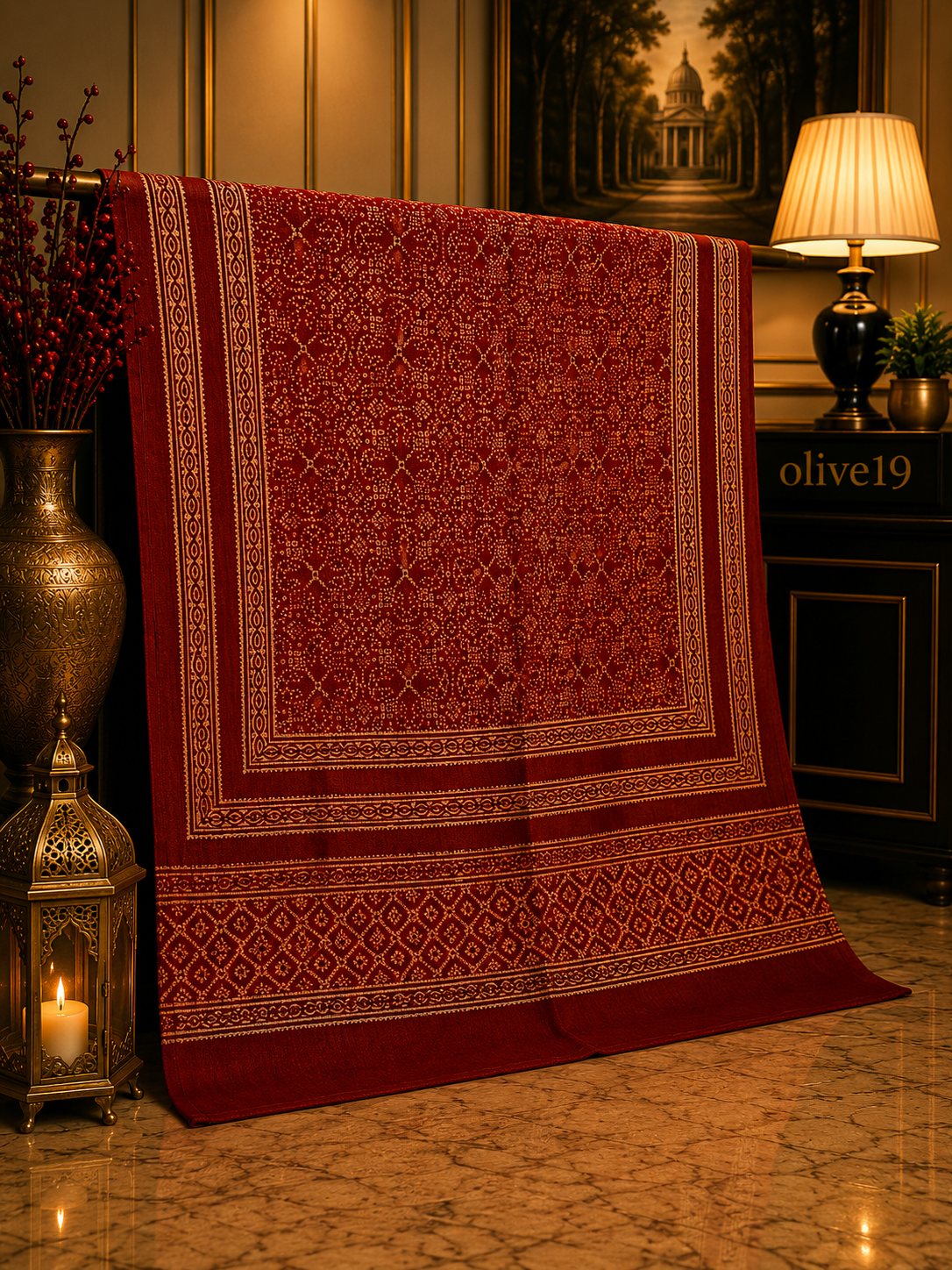 Ajrak 2pc 0796 (unstitched)