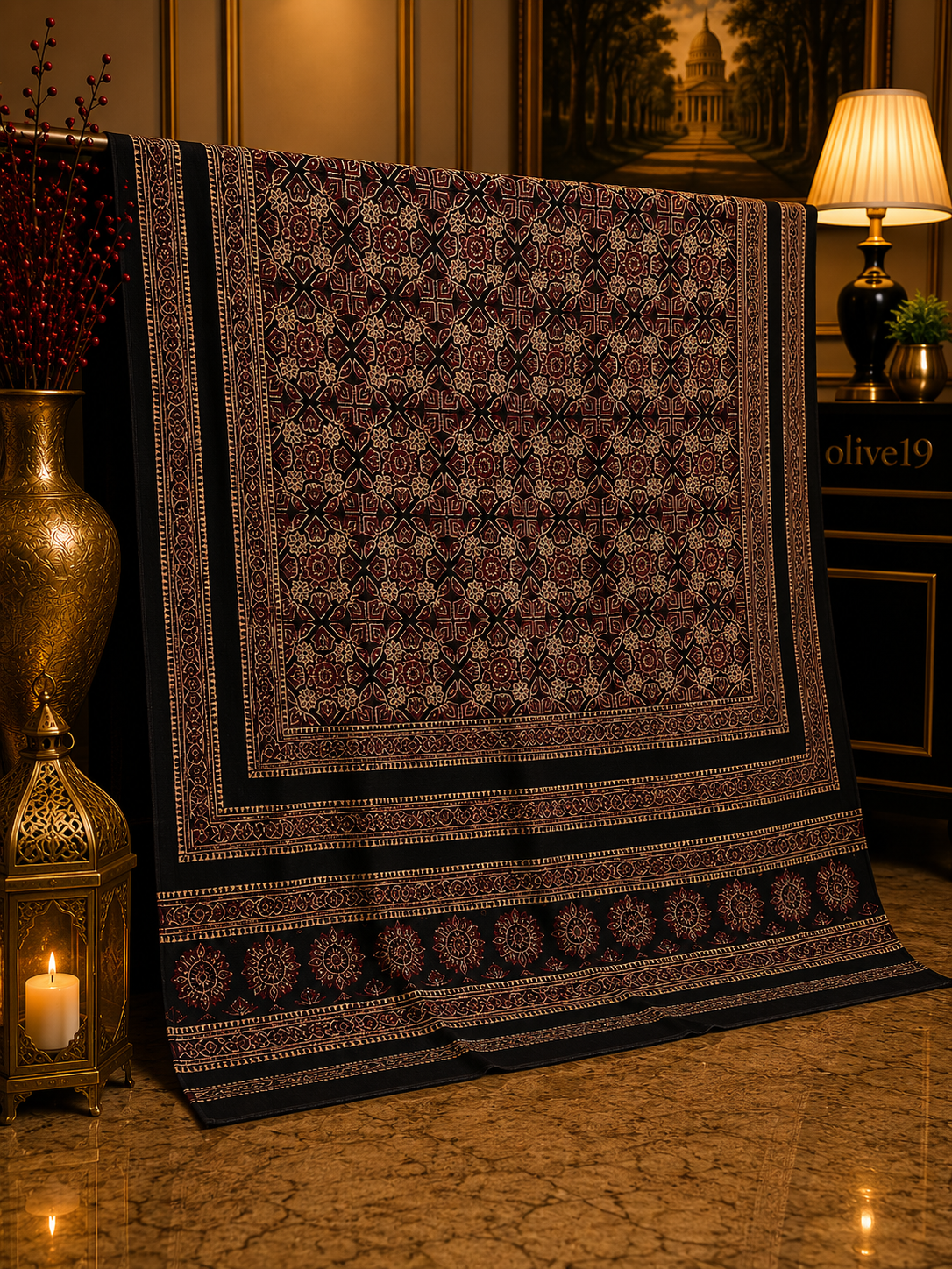Ajrak 2pc 2798 (unstitched)