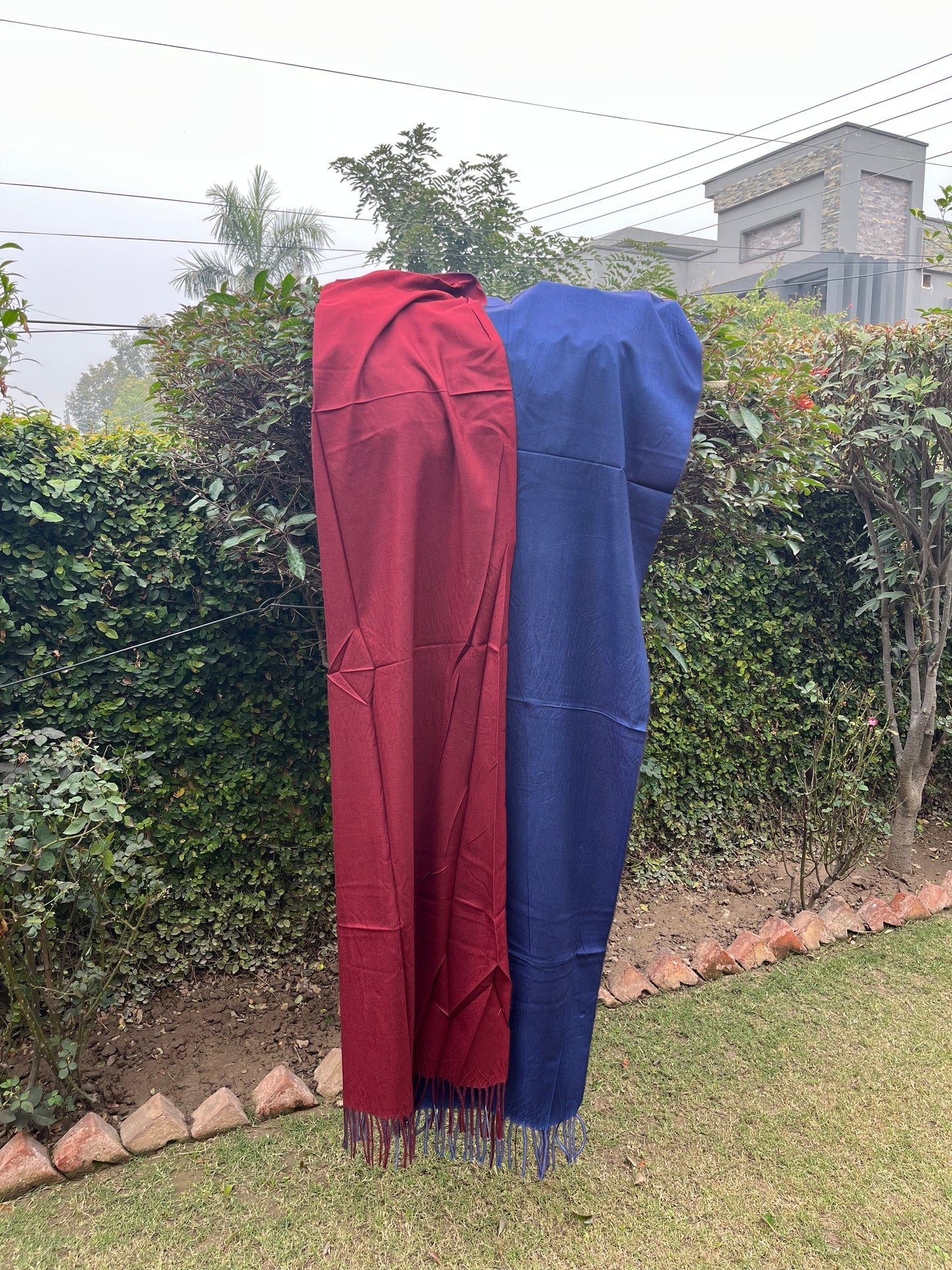 Wool DOuble Sheade Shawl 0513