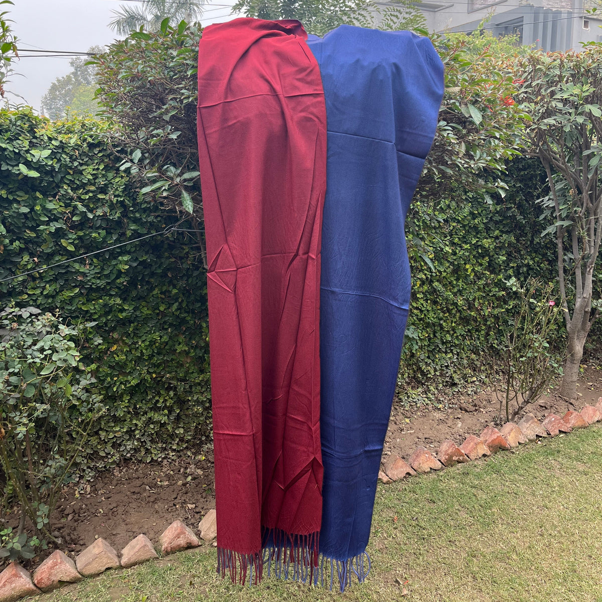 Wool DOuble Sheade Shawl 0053