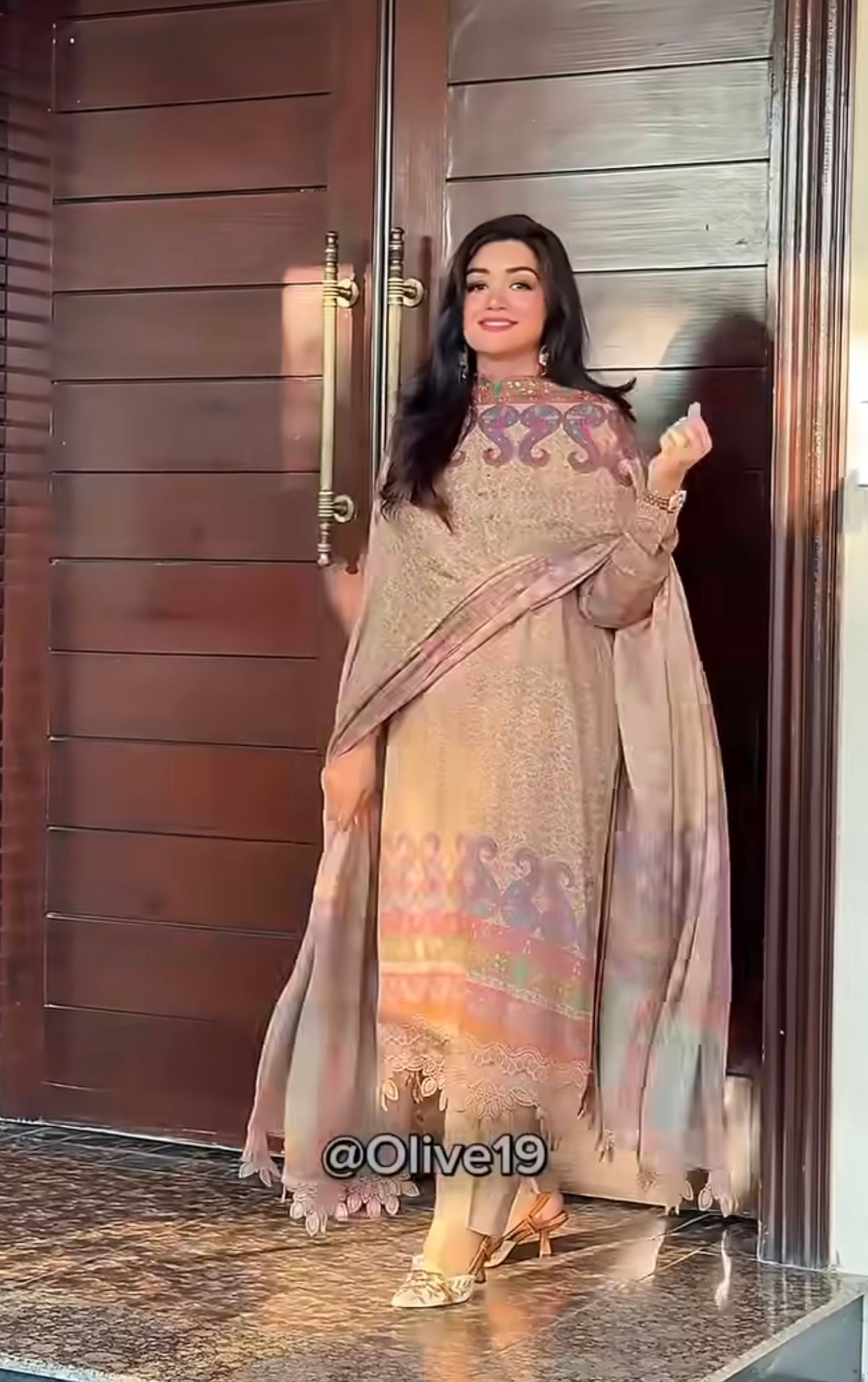 Pashmina Printed Suit 000223