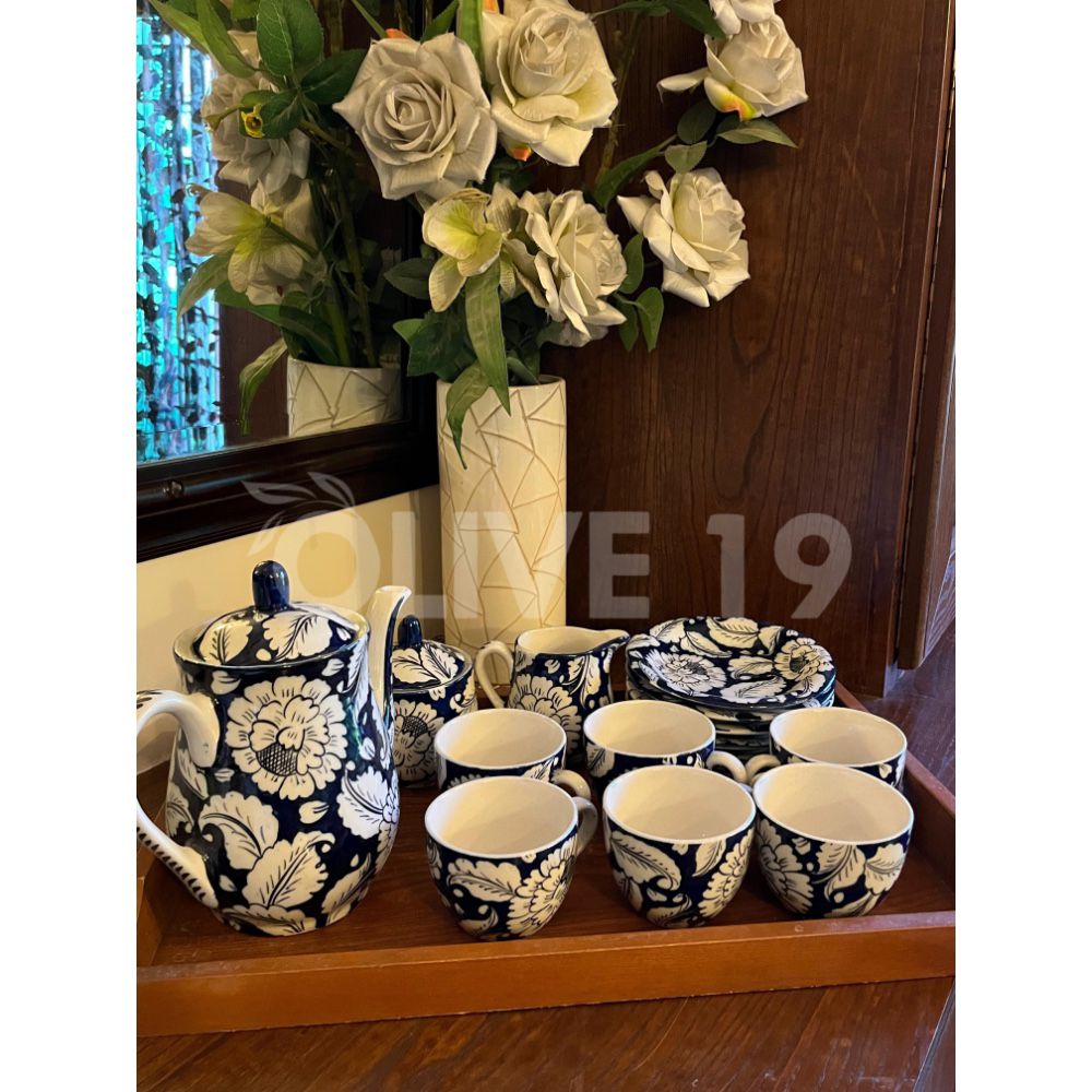 Gul o Neel Tea Set