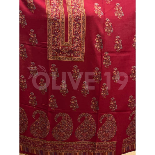 Kani Pashmina Suit ( Beautiful Red) 0008