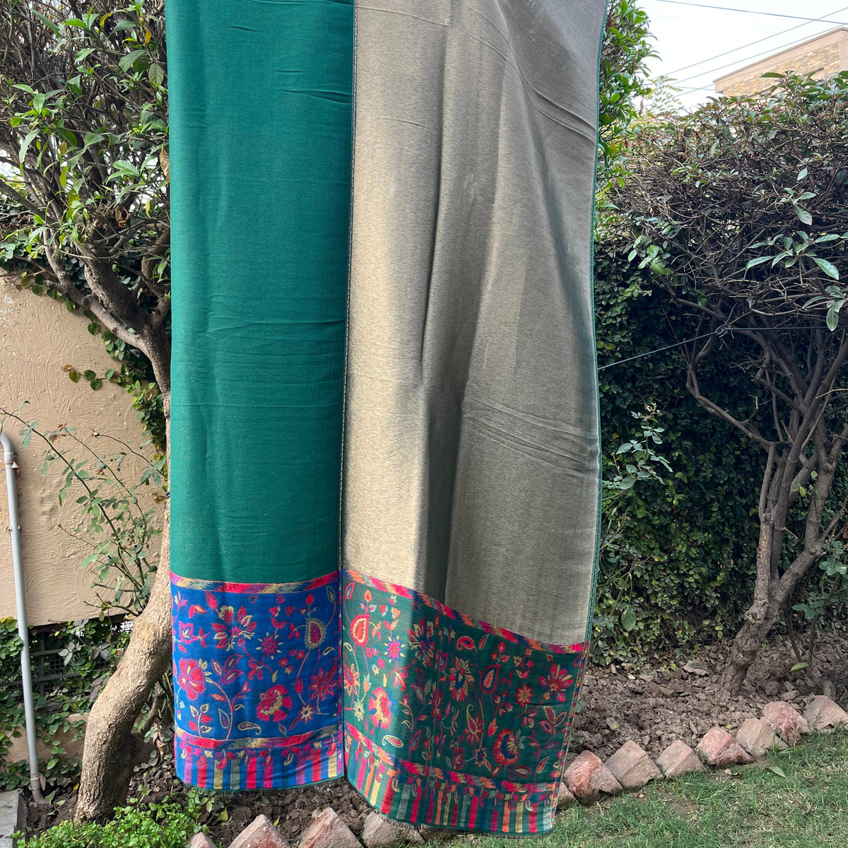 Elegant Double Sided Moon Light Shawl (035)