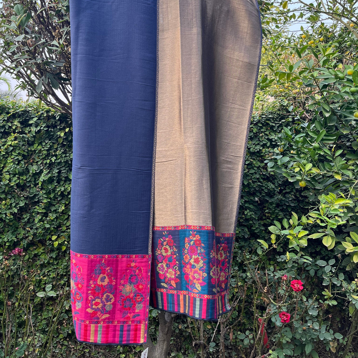 Elegant Double Side Moon Light Shawl (036)