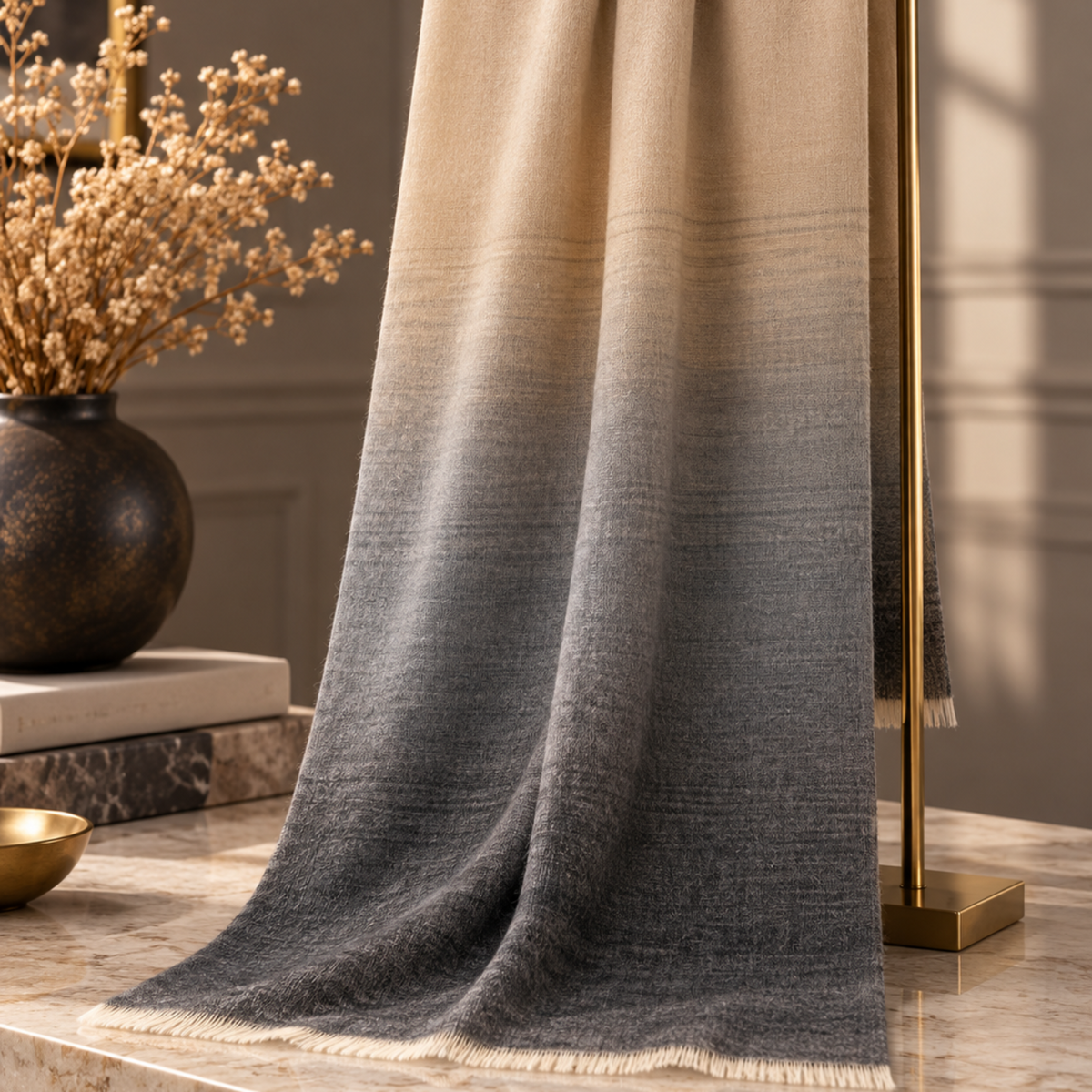 Rabbit Wool Stole 0928