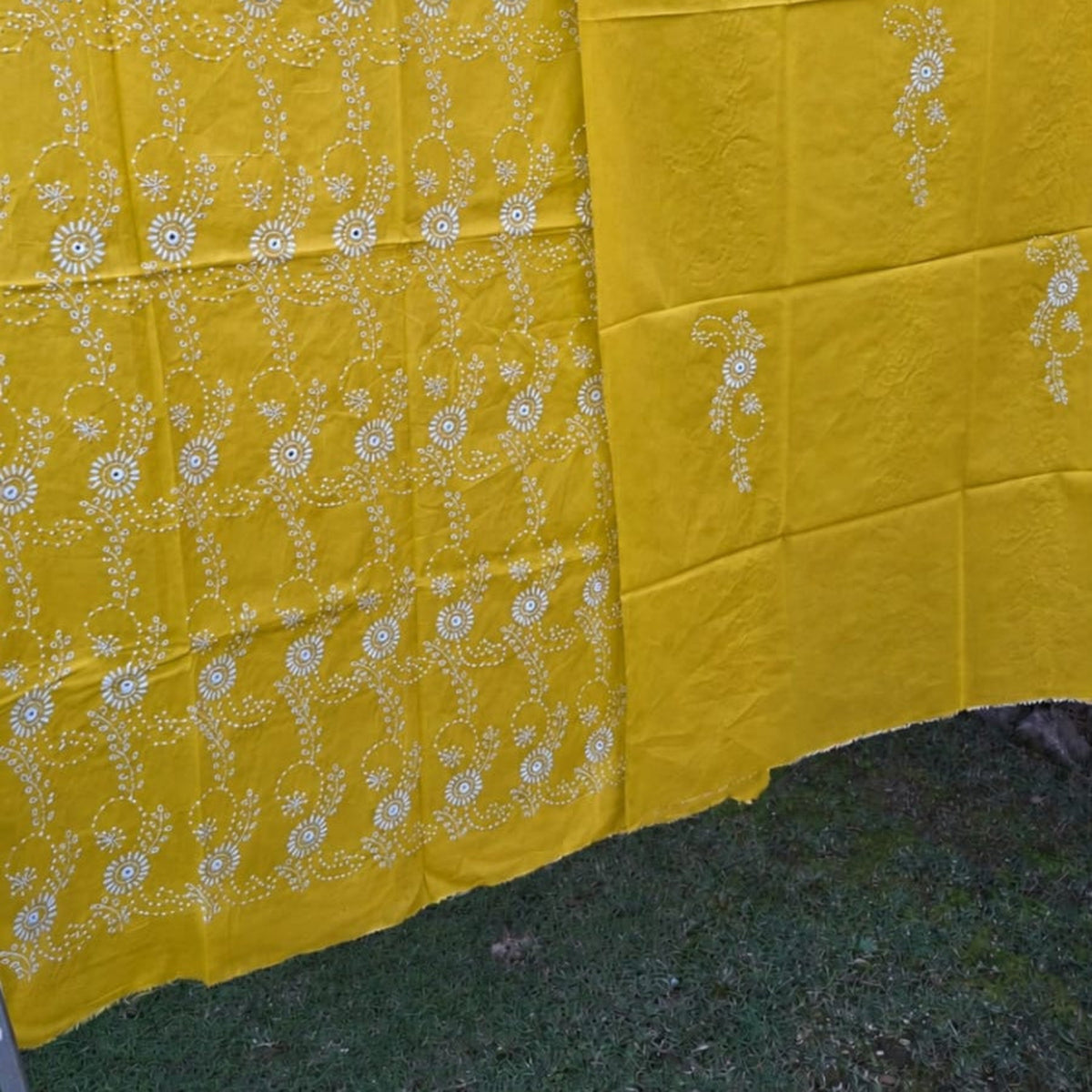 Full front emb 2pc (OLIVE YELLOW) 0050