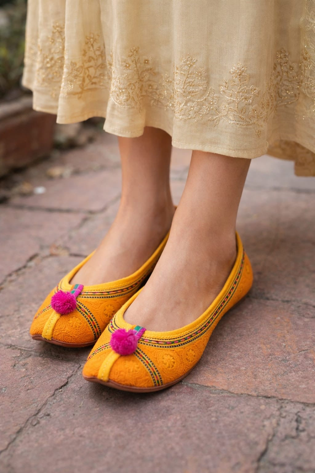 Basant thread work 00450