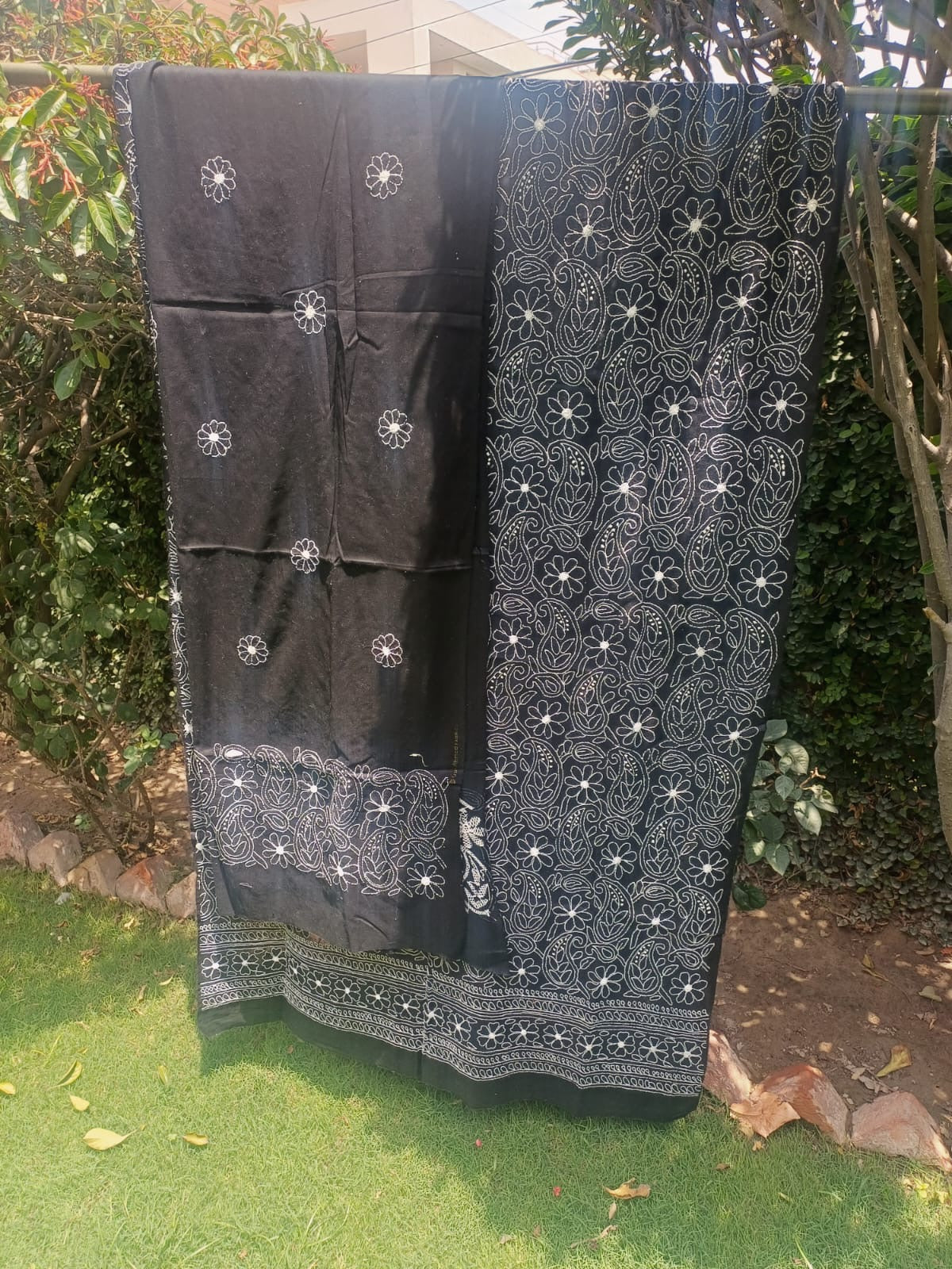 2 Pc Embroidered Shirt & Dupatta 663