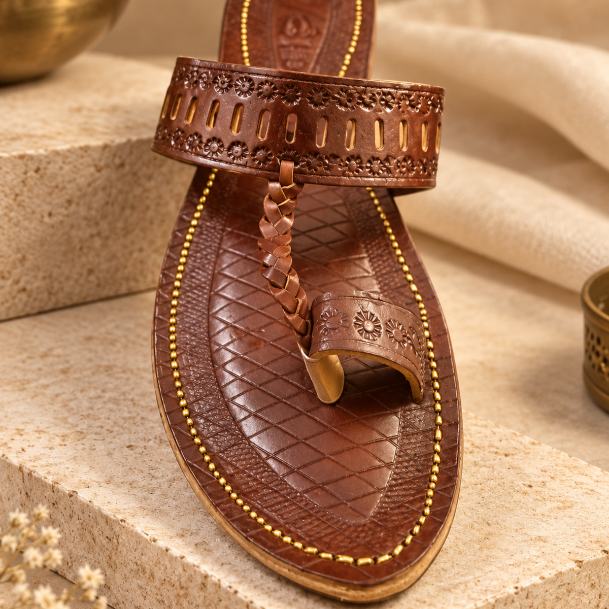 Leather kolapuri (0330)