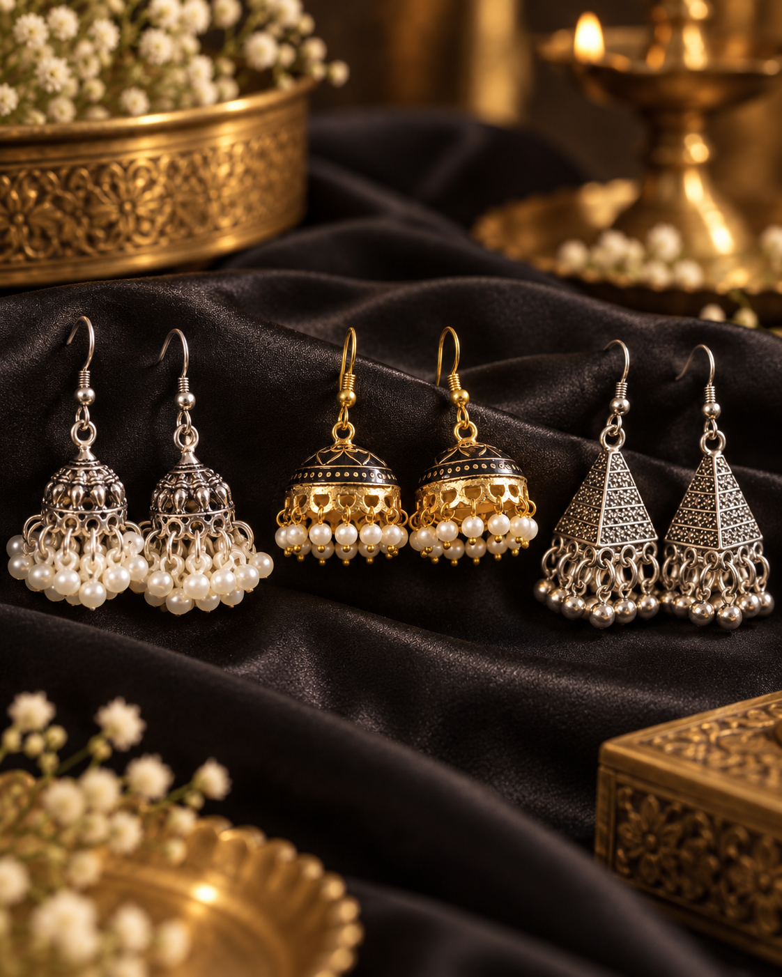 Heritage Jhumka Trio – 0848
