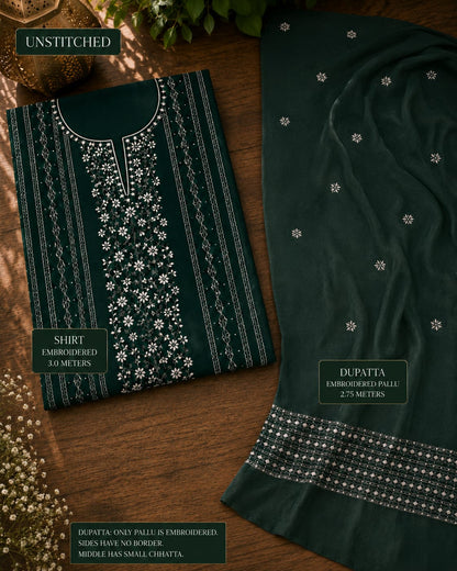 Luxury Lawn Unstitched Suit 0806 (2PC)