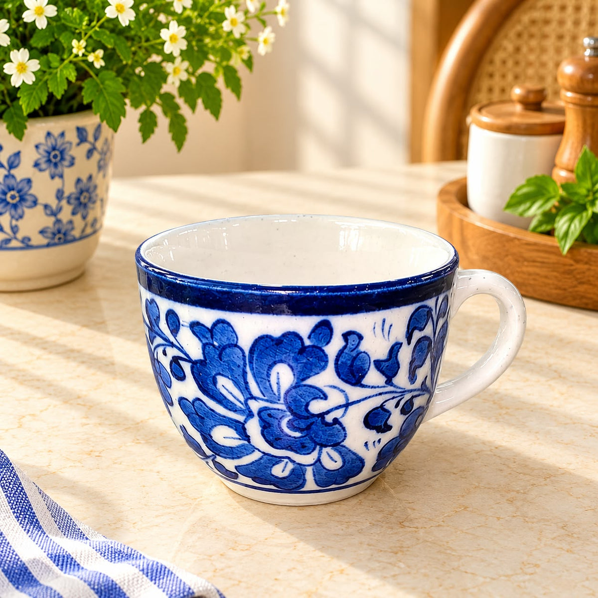 Feroza Cup and Saucer  (0451)