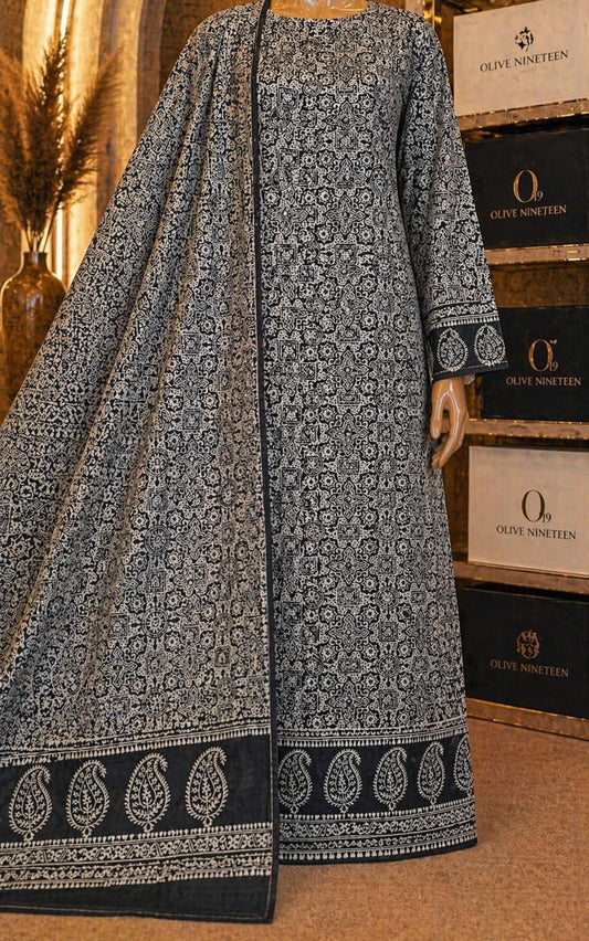 Organic Dyed Ajrak 2Pc UnStitched 045