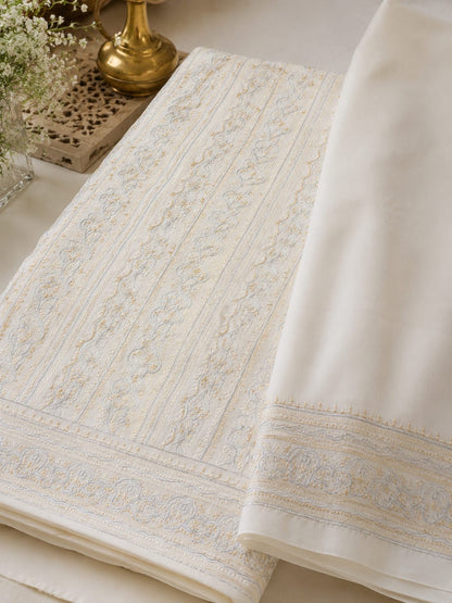 Luxury Lawn Unstitched Suit 0807