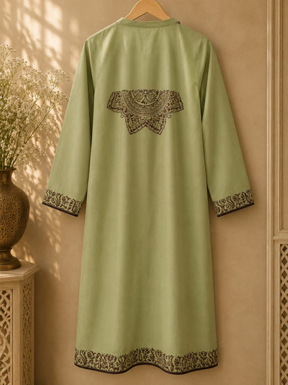 Marina Blockprint Stitched Shirt 0808