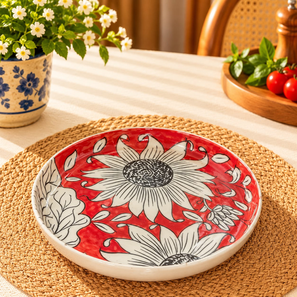 Ruby Red Serving Platter (0461)
