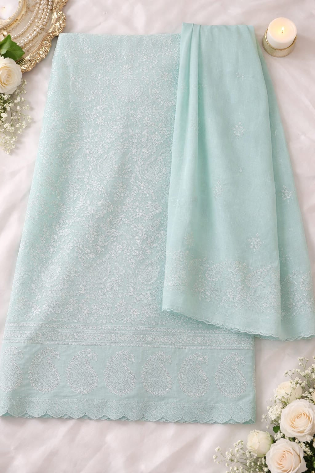 Elegant Chikankari Suit with 0187