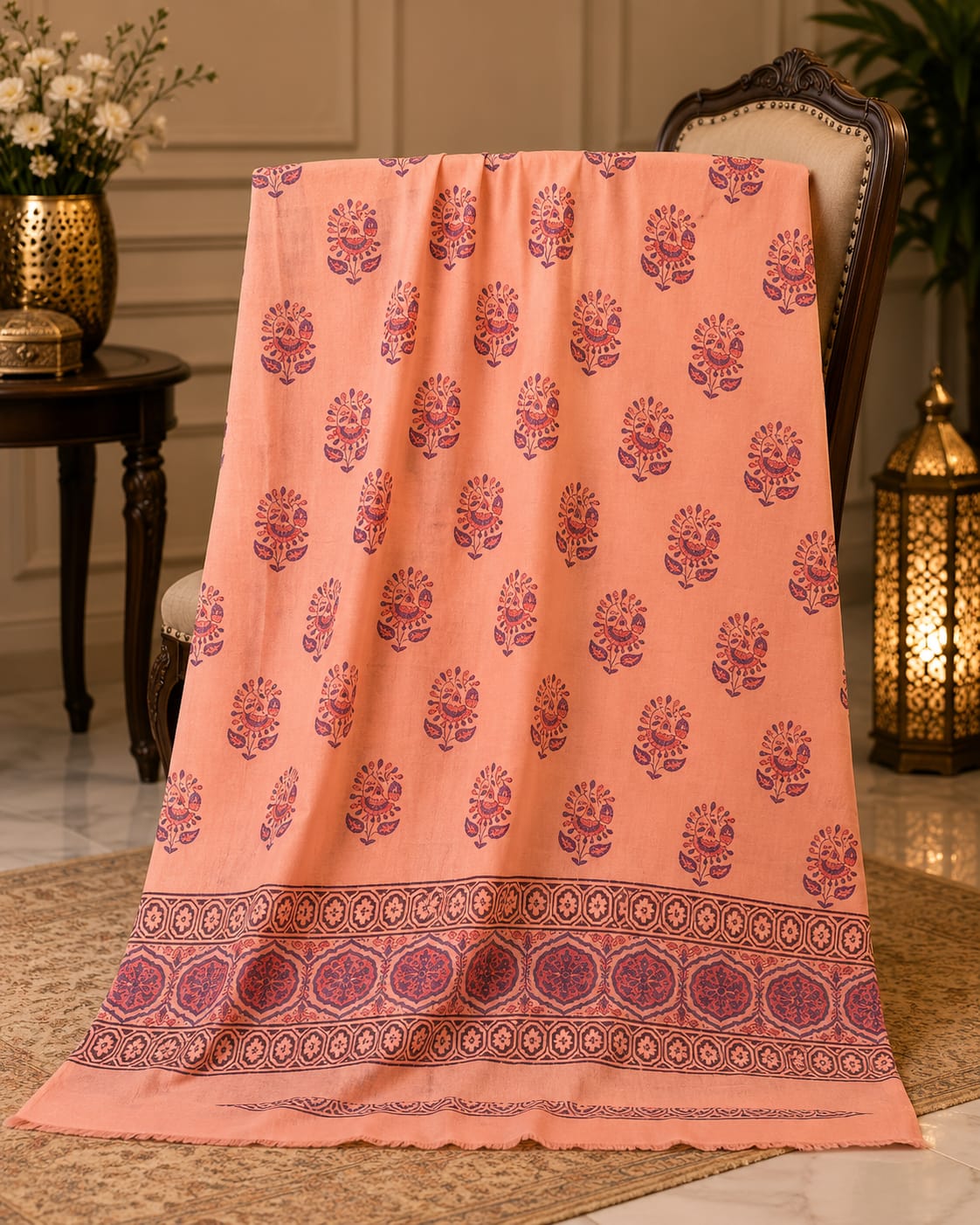Gul Ahmed Lawn BlockPrint 2 Piece Suit 0780