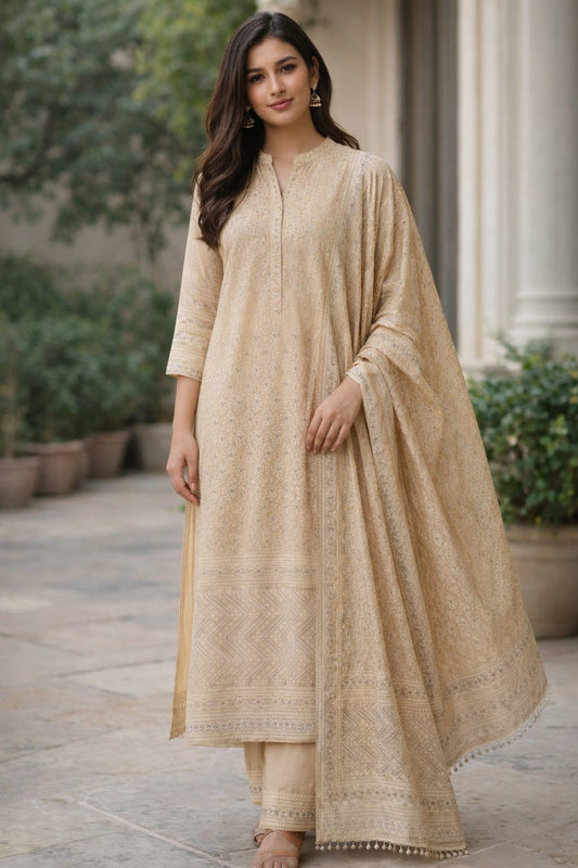 Blockprint 2pc Suit 027