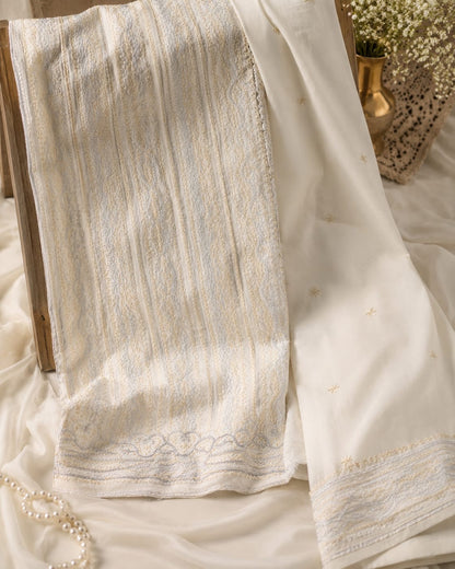 Luxury Lawn Unstitched Suit 0807