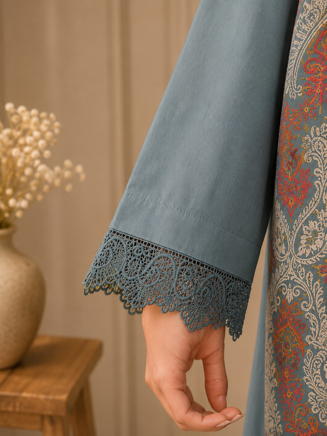Pashmina Stitched 3-Piece Suit 0812
