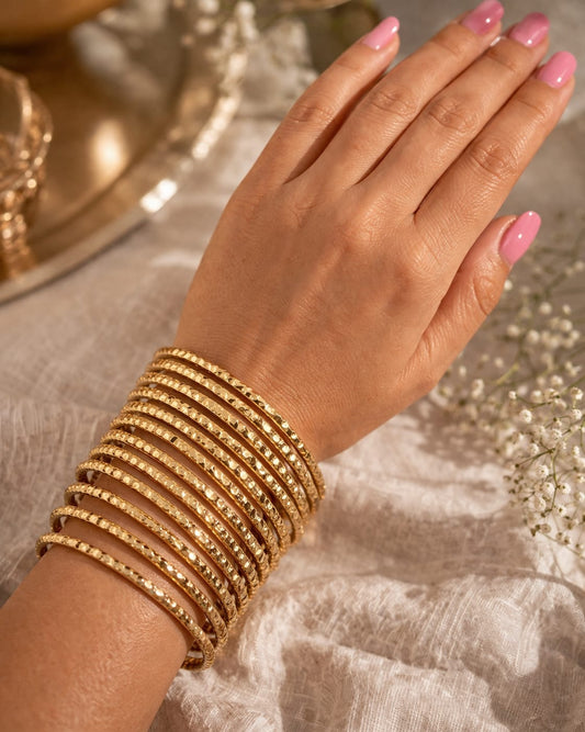 Golden Harmony Bangles Set 003