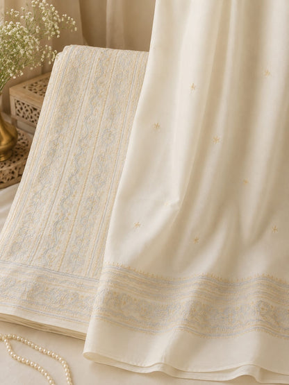 Luxury Lawn Unstitched Suit 0807