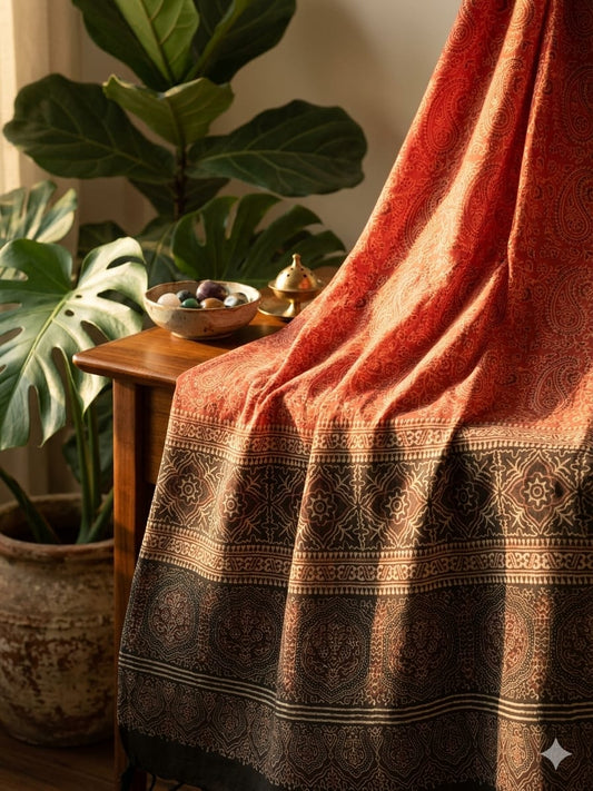 Ajrak Silk Shirt 0010