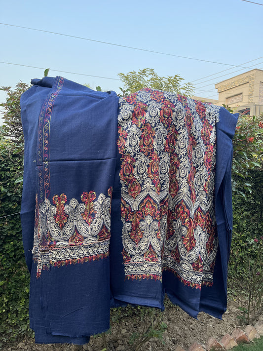 Pashmina Suit (Royal Blue)