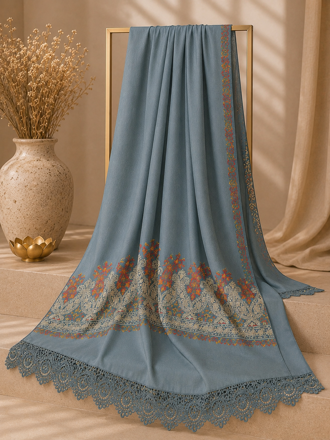 Pashmina Stitched 3-Piece Suit 0812