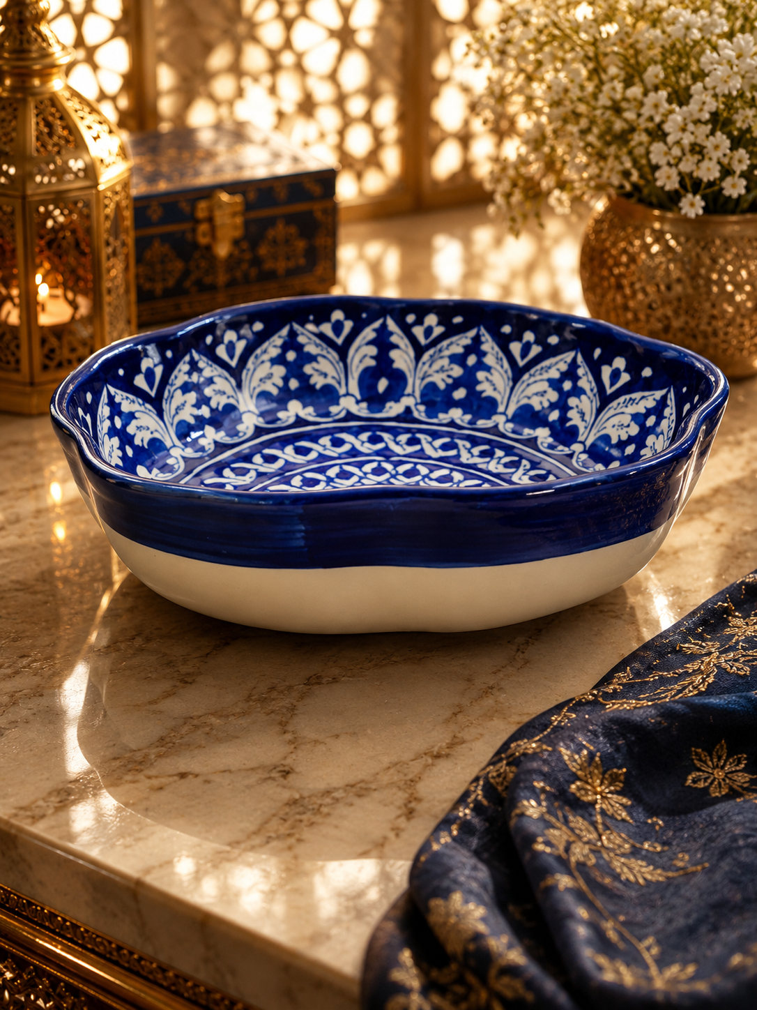 Noor Mahal Flower Bowl 0101