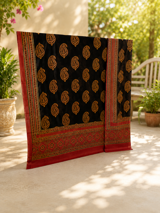 Ajrak 2pc 0800 (unstitched)
