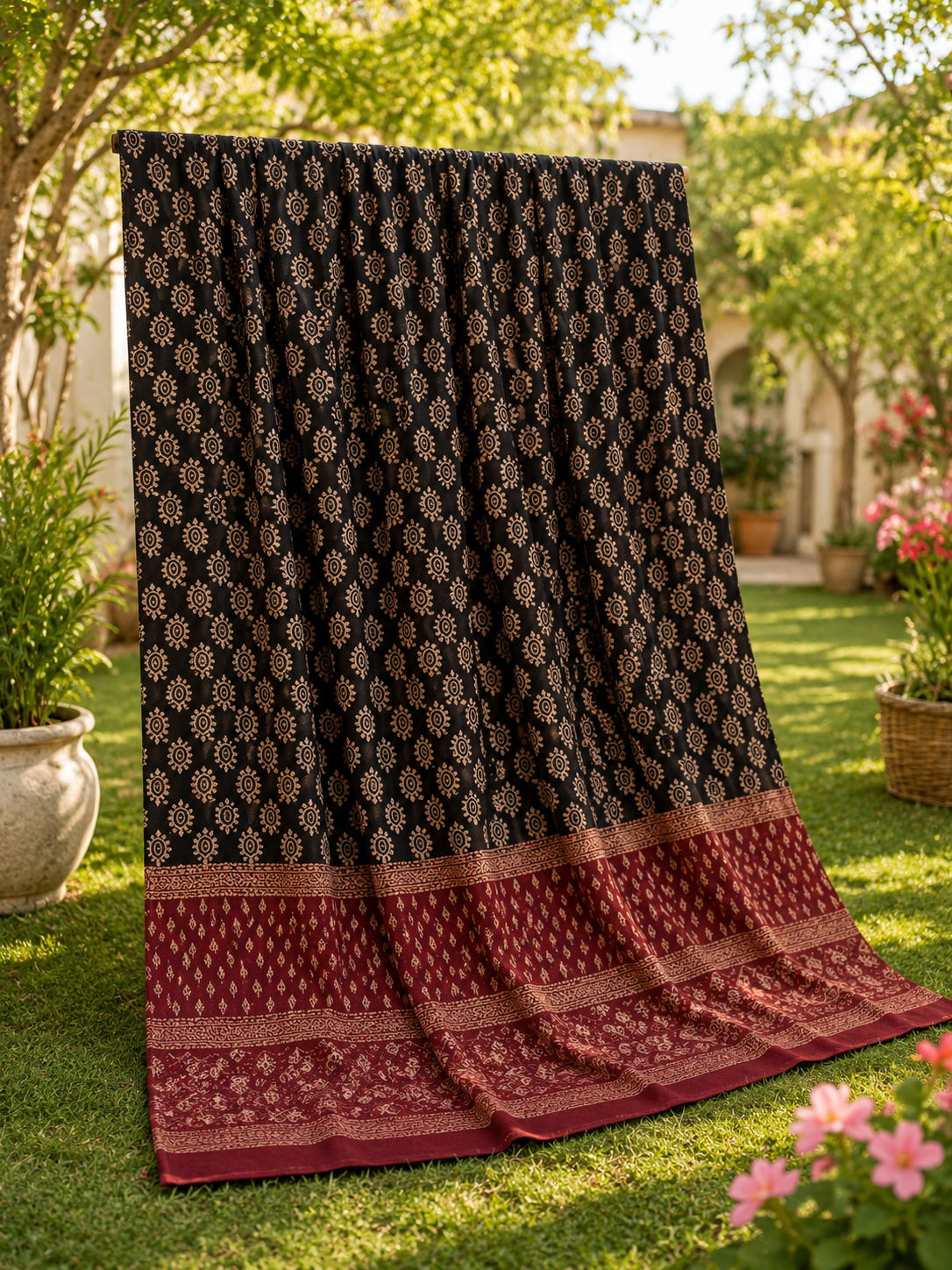 Ajrak 2pc 0802 (unstitched)