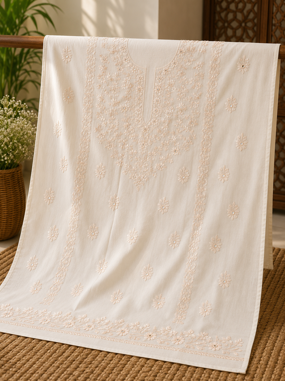Elegant Chikankari Shirt 0188