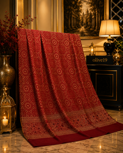 Ajrak 2pc 0794 (unstitched)