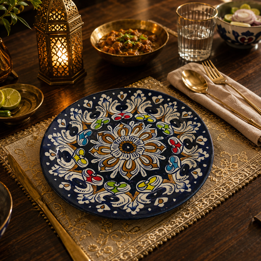 Sheesh Mahal Dinner Plate 0716