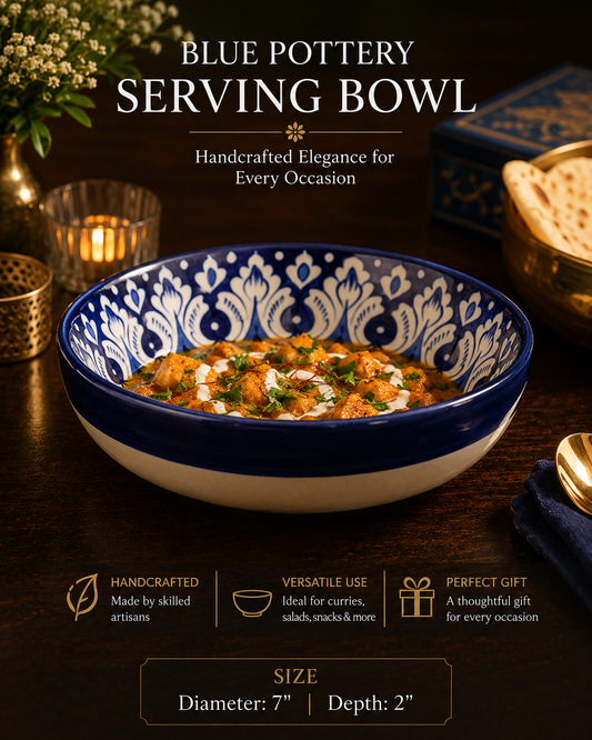 SHAHKAAR E NEEL (serving bowl) 0628