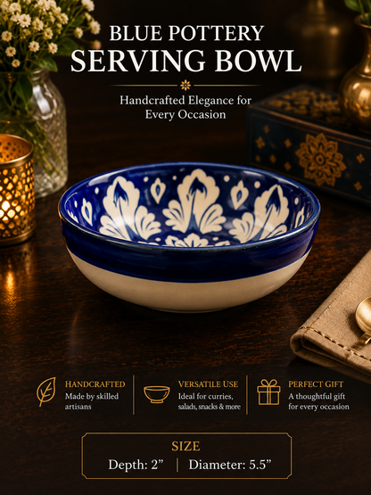 Shahkaar-e-Neel Dessert bowl 0726
