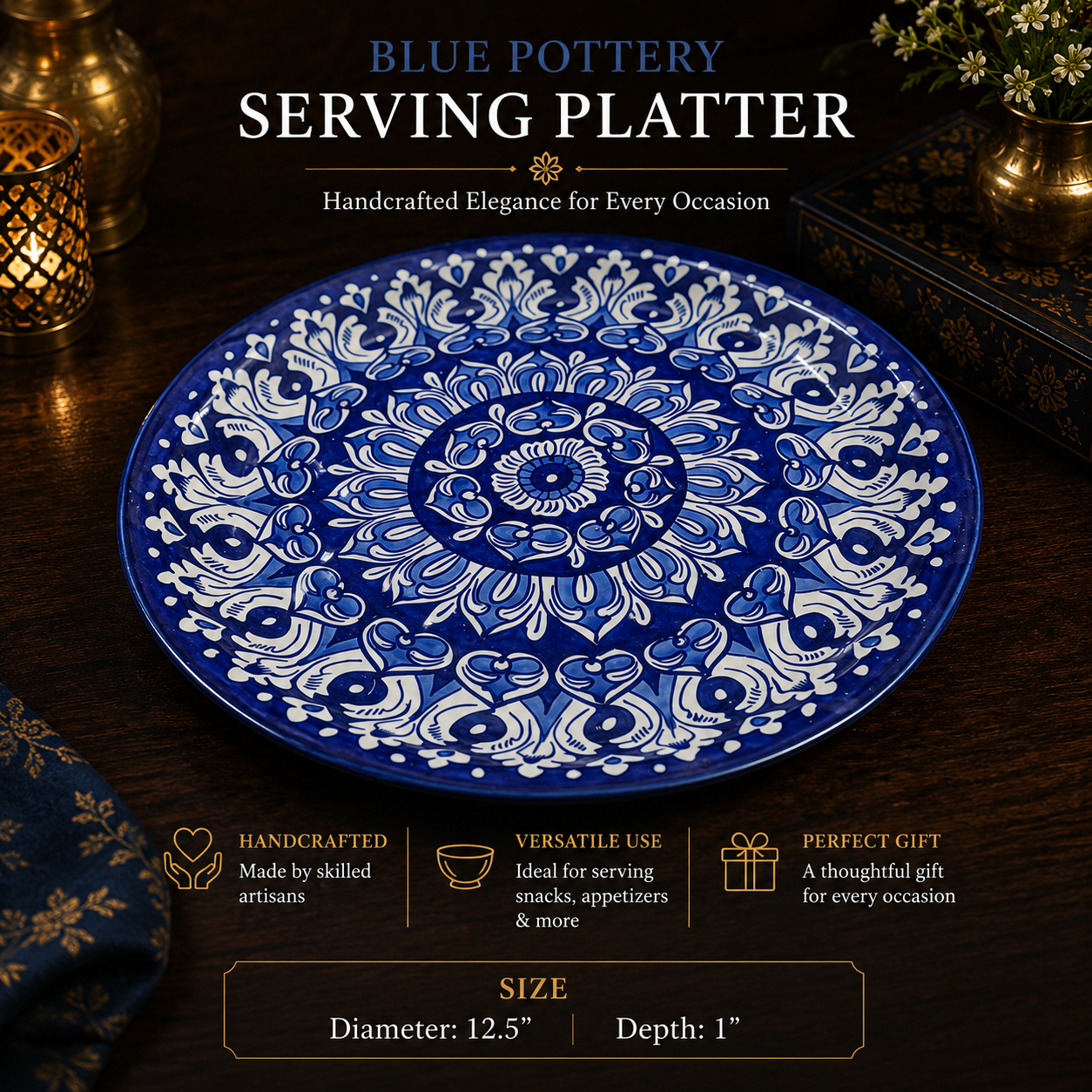Shahkaar-e-Neel Pizza Platter 0729