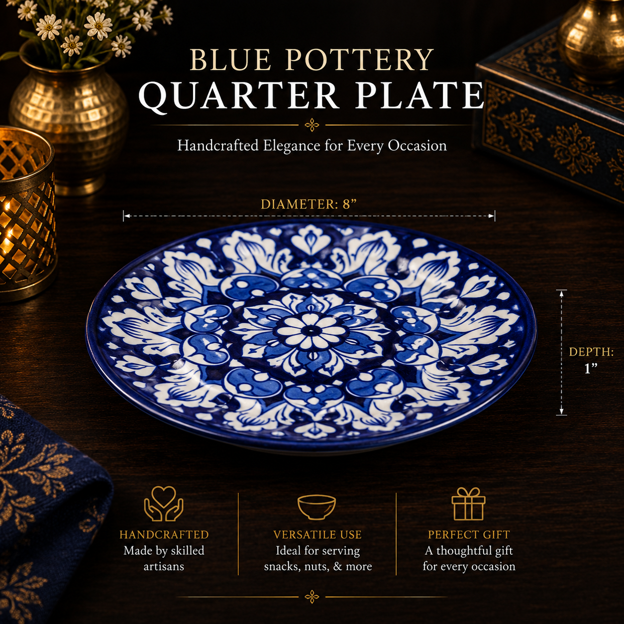 Shahkaar-e-neel (Quarter Plate) 0733