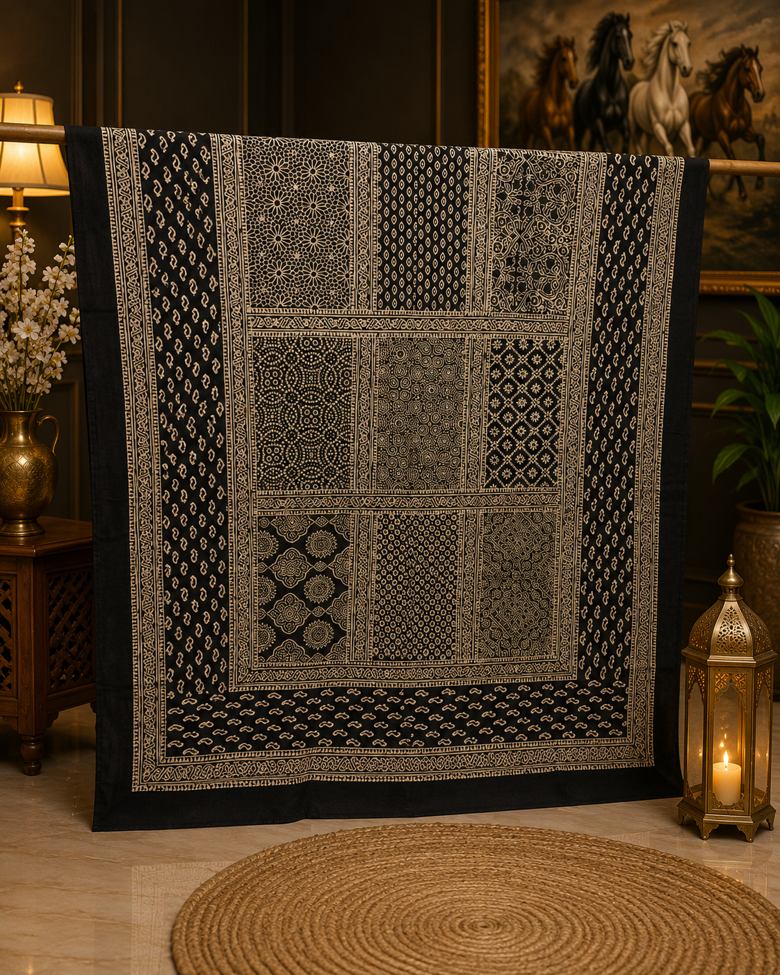 Patch Work Ajraj Dupatta 0765