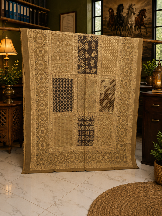 Patch Work Ajrak Dupatta 0767